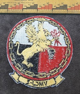 Vietnam War VMCJ-2 Marine Squadron Patch Black Light Tested Original
