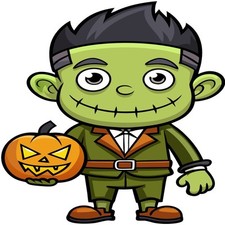 30 Custom Adorable Halloween Kid Personalized Address Labels