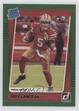 2021 Panini Donruss Rated Rookie Press Proof Green Trey Lance #254 09wc