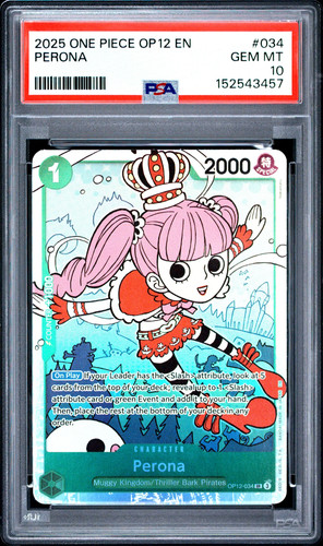 Perona graded PSA 10 for sale on eBay
