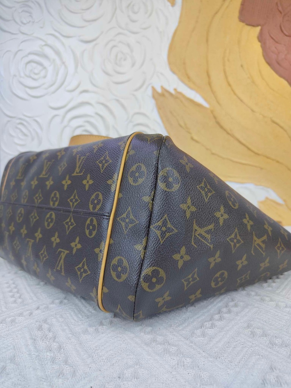 Louis Vuitton totally Canvas patchwork leather ha… - image 7