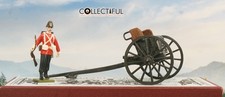 STEADFAST - LEAD FIGURE - LIMBER SET SOLDIER AND CART/WAGON - BRITAINS SIZE   
