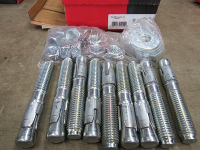 Hilti KB3 3/4'' x 4-3/4'' Wedge Anchors 282535 Box of 10 Heavy Duty Fasteners