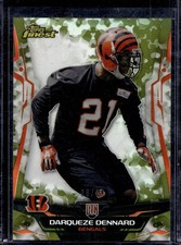 2014 Finest Darqueze Dennard #137 Camo Refractors /10 Cincinnati Bengals