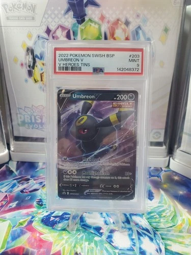 Umbreon V SWSH203 Pokemon SW&SH Black Star Promo - PSA 9 - MINT