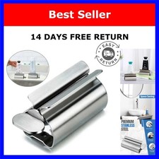 Stainless Steel Toothpaste Tube Squeezer Roller Bathroom Dispenser