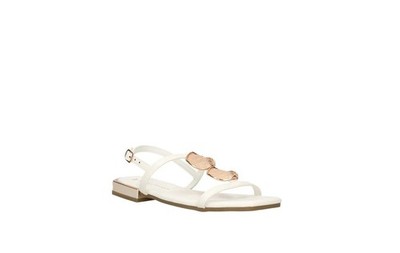 Marina Galanti Damen Kunstleder Sandalen mit Zubehör und Schnalle - Bia (weiß)