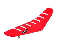 Sitzbezug Honda CRF 250 - Crfx 250 - CRF 450 - Crfx 450 - TOP ROT - Seite ROT -