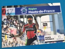 cycling paris roubaix cyclisme 2017 greg van avermaet signe