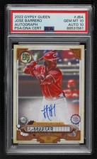 2022 Gypsy Queen Missing Black Plate 8/25 Jose Garcia PSA 10 GEM MT Auto 1m4i