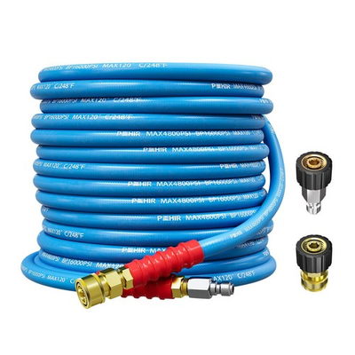 #ad #ad Pressure Washer Hose 50FT 3 8quot; for Cold amp; Hot Water Up to 248℉ 4800 PSI Kin... $113.77