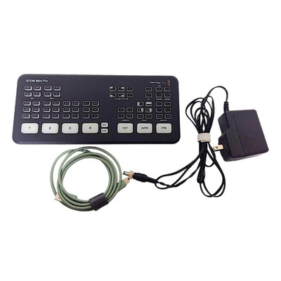 Blackmagic Design ATEM Mini Pro Live Stream HDMI Switcher Excellent Extra Cable