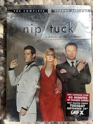 Nip/Tuck - The Complete Second Season Two Season 2 (DVD, 2005, 6-Disc Set) NIB
