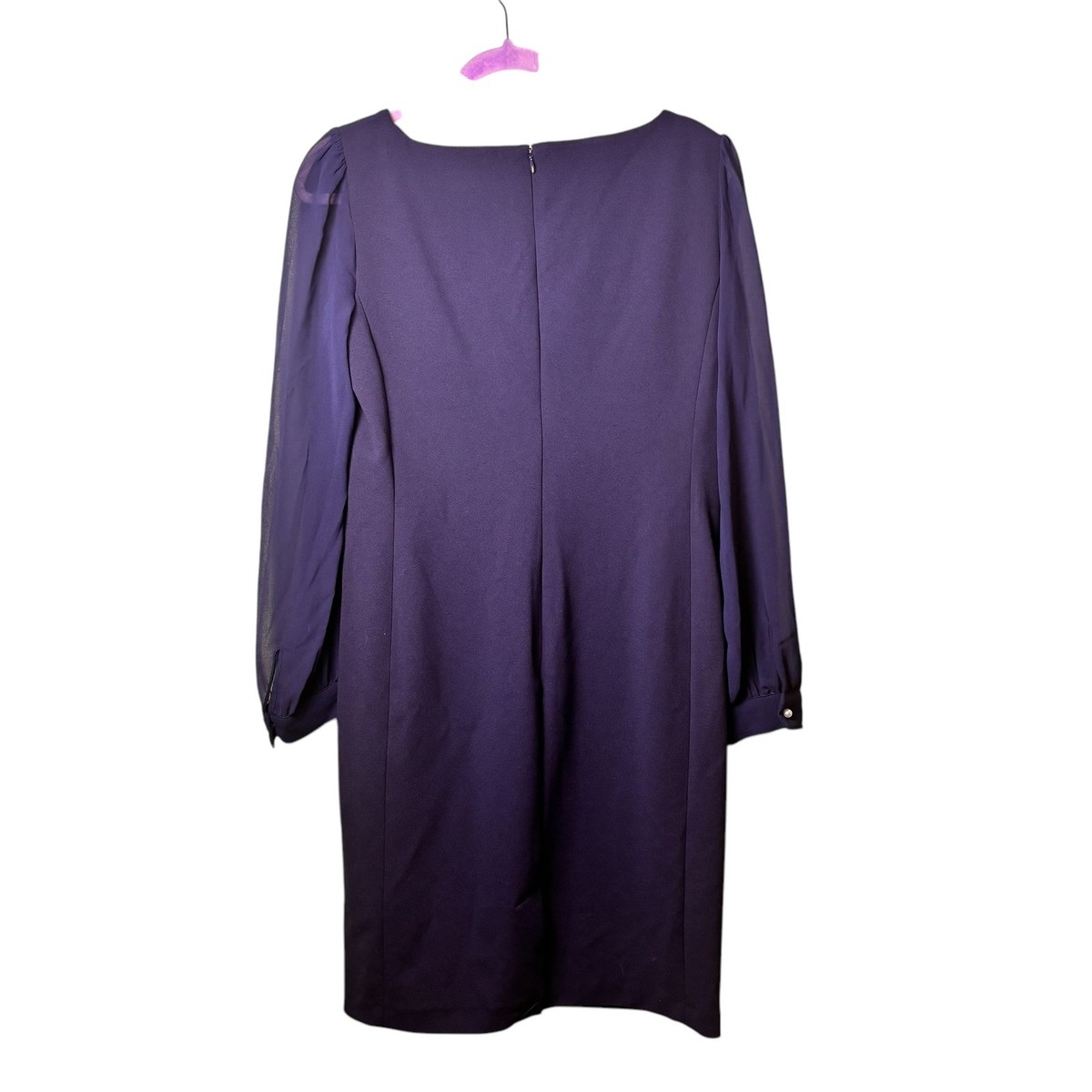 Karl Lagerfeld Paris Womens Navy Blue Pearl Embellished Sheer Sleeve Dress 10 | eBay Karl Lagerfeld Paris Womens Navy Blue Pearl Embellished Sheer Sleeve Dress 10 | eBay