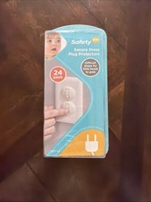 Safety 1st Secure Press Plug Protectors 24 Count New