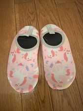 Pink Unicorn Water Socks Water Shoes kids Euro Size 34/35US Size 3