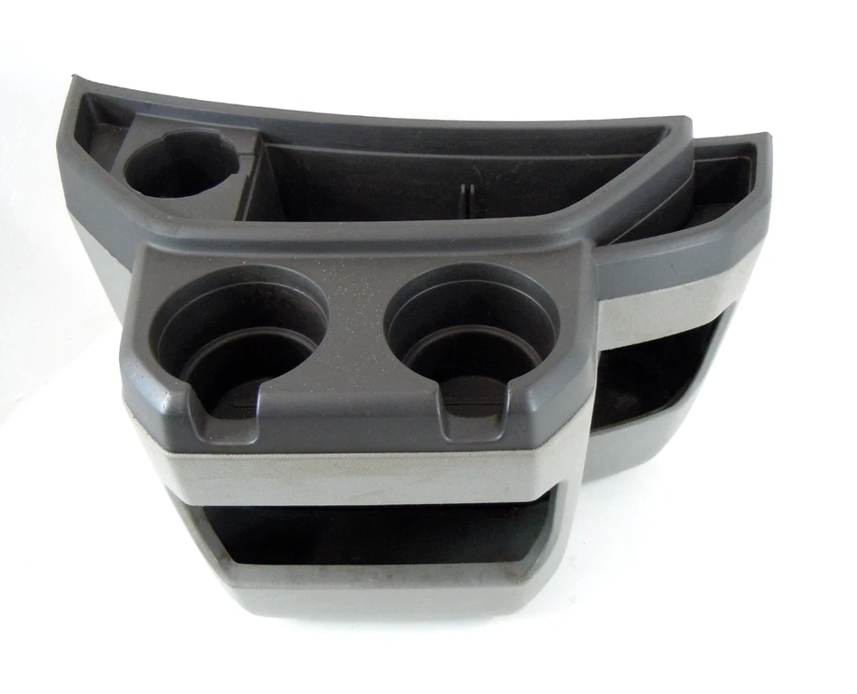 Porta-copos console central dianteiro Ford E-150 2003-2014 fabricante de equipamento original - Imagem 2 de 4