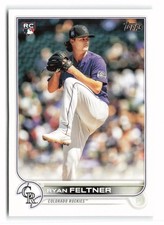 2022 Topps #373b Ryan Feltner Rookie Colorado Rockies RC