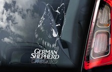Free Shipping German Shepherd Outer Car Sticker 220 100mm Outer Car Sticker Wind