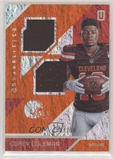 2016 Panini Unparalleled RPS Rookie Materials Dual /199 Corey Coleman #RM-CC m2c