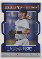 2014 Panini Elite Extra Edition Status Blue Die-Cut 30/100 Michael Suchy #75 x5u