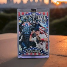 Wild Card DinoMight Mammoth Travis Bazzana 2025 National Exclusive 1/1 Baseball 