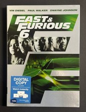 Fast Furious 6 2013 DVD Vin Diesel Paul Walker Dwayne Johnson Slipcover NEW
