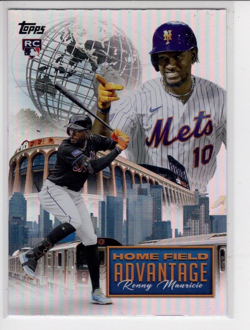 2024 Topps Update #HFA-30 Ronny Mauricio Home Field Advantage