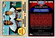 Frank Brooks Robinson 2011 Topps 60 Years of Topps Reprint 60YOT-17 Orioles
