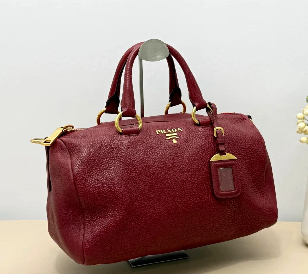 25+ PRADA Satchel/Top Handle Bag Red Bags & Handbags for Women for