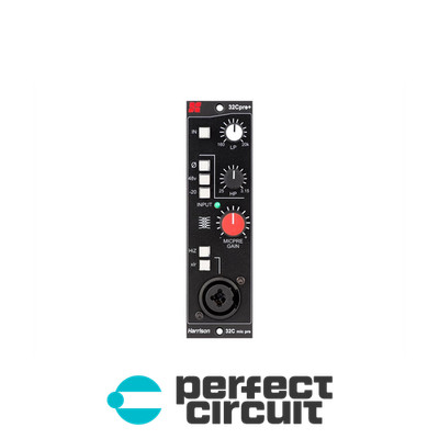 Harrison 32Cpre+ 500 Series Microphone Preamp PRO AUDIO DEMO PERFECT CIRCUIT
