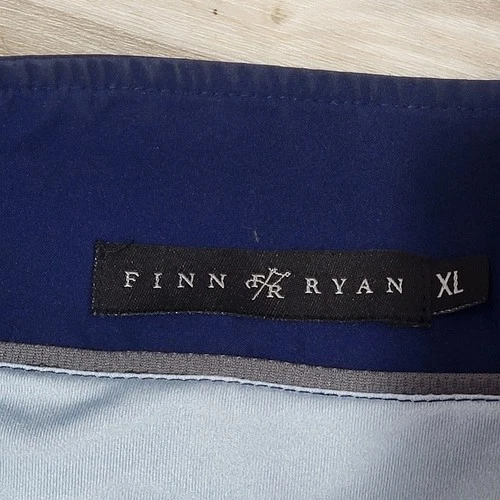 Finn Ryan Full Zip Jacket Mens XL Navy Blue Bank of England Golf Windbreaker image 2