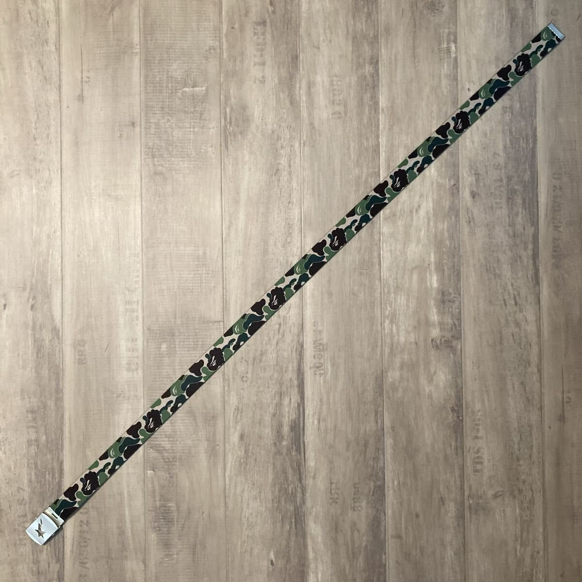 BAPE STA LOGO GI Belt ABC CAMO Green a bathing ape star | eBay