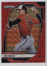 2025 Panini Prizm Ruby Wave Prizm Levi Wells #68 19l7