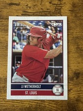 2026 Onyx Baseball JJ Wetherholt Base Card St. Louis Cardinals # OV-JJWE