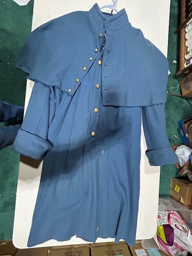 US Civil War Reenactors Winter Great Coat - Union