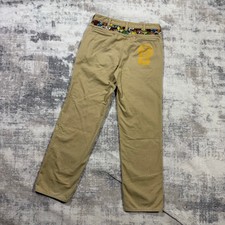 Authentic Bape 2000  s Baby Milo Kahki Chino Pants 30