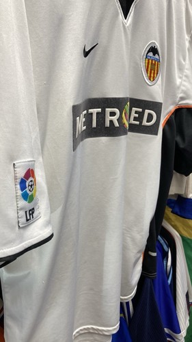 2001-02 Valencia Home Vintage Nike Football Shirt Soccer Jersey Large - Picture 4 of 9
