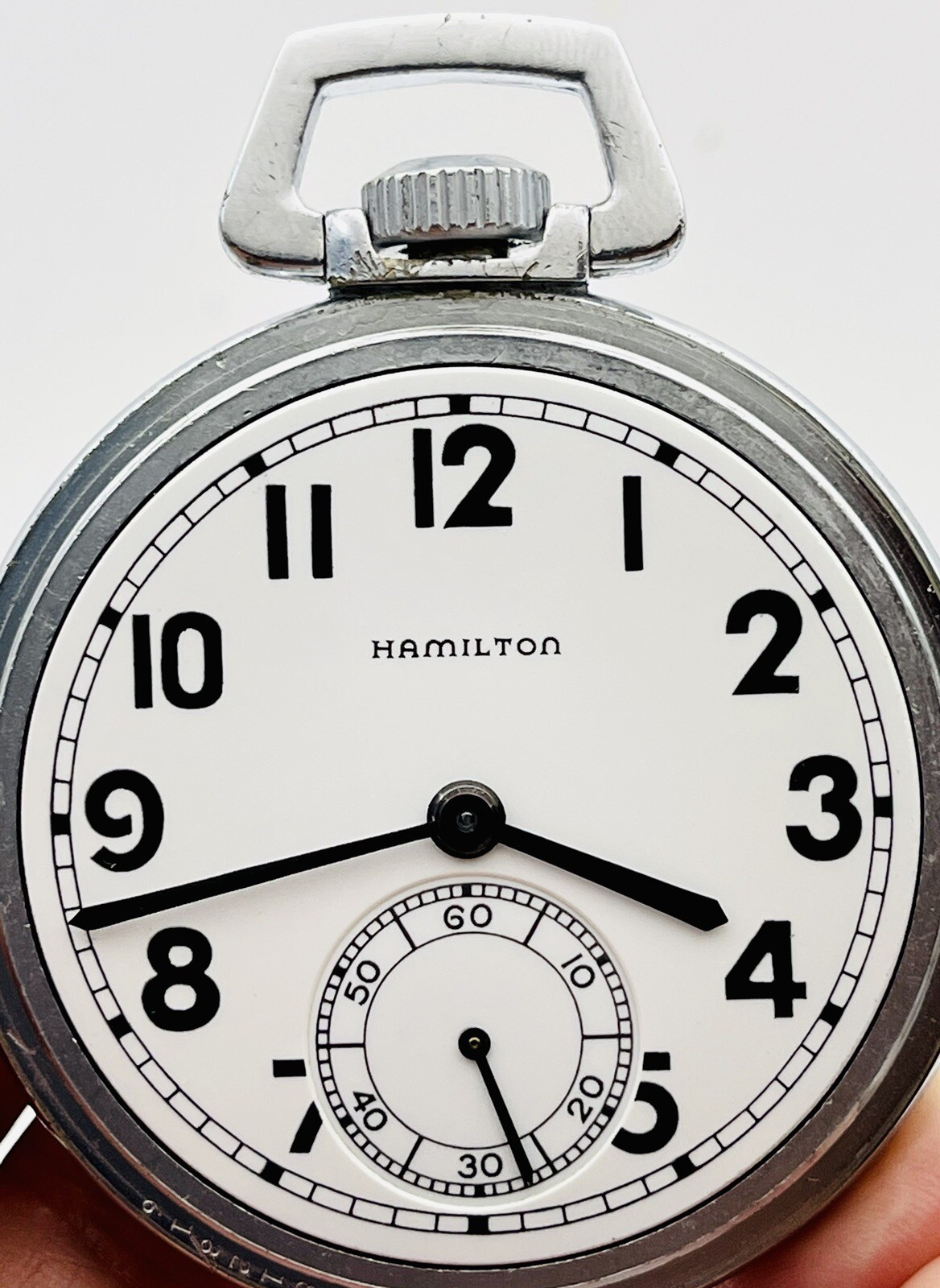 Impeccable Super Accurate 1940 Hamilton 16S 2974B WWII Era Military Pocket Watch eBay