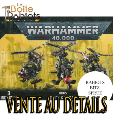 Warhammer 40000 Ork Kopters of the Death Retail Sale Rabiots Bitz Sprue