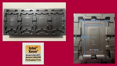 CPU Trays Original Intel for Xeon Socket LGA4677 LGA4189 - Lot of 2 5 12 30
