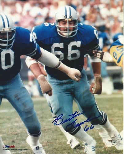 Burton Lawless handsigniert 8x10 Dallas Cowboys kostenloser Versand #1