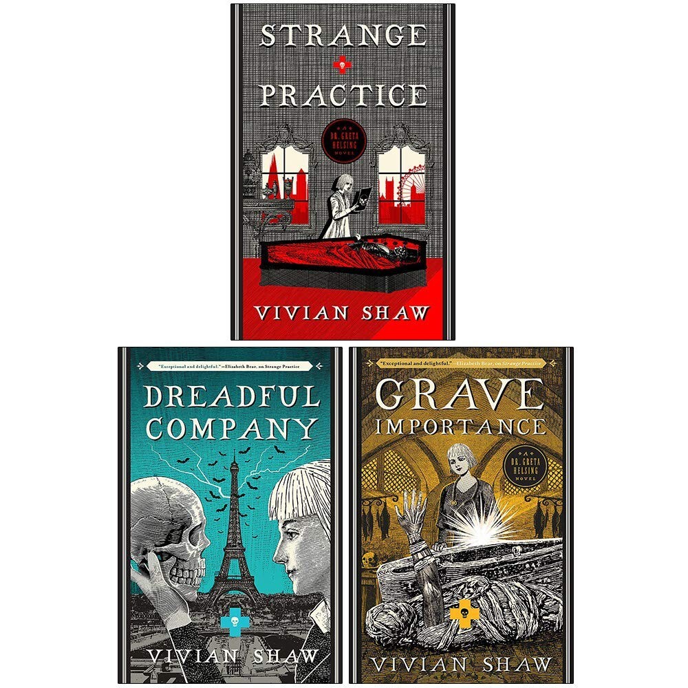 Dr Greta Helsing Series 3 Books Collection Set By Vivian Shaw Strange Practice