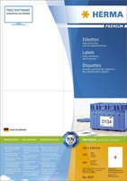 Herma 4627 4627 Etiketten Premium A4, Weiß 105X148 Mm Papier Matt 800 St.