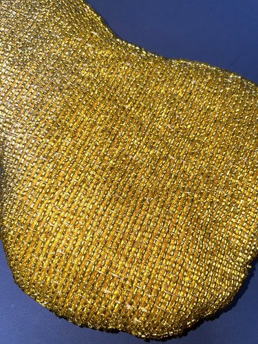 New Beaded Bumblebee Gold Black Bee Change Purse Zip Top C. Marie NWT - Picture 5 of 9