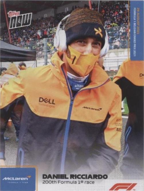 2021 Topps Now F1 - Daniel Ricciardo #045 - 1 of 1