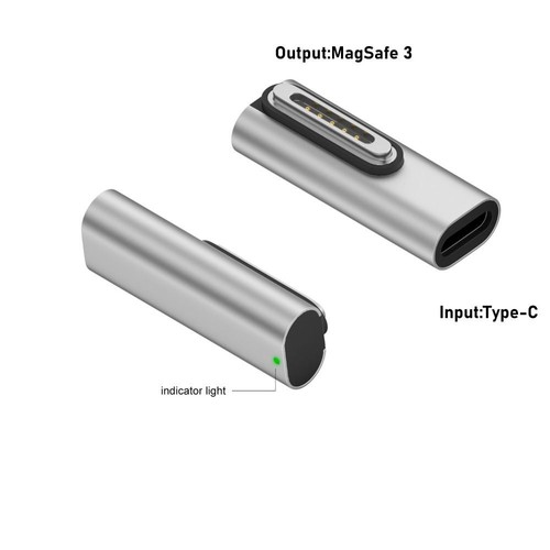 Connector Type-C Female to Magsafe 3 Converter for MacBook Air/Pro - Photo 10 sur 11