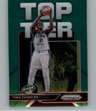 2023 Panini WNBA Prizm Top Tier Prizms Green #13 Tina Charles Seattle Storm