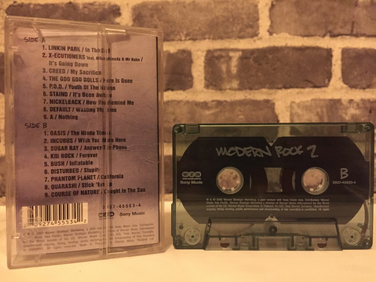 Modern Rock Cassette Tape Linkin Park Staind Creed Disturbed Incubus Kid  Rock | eBay