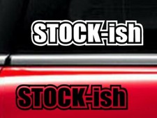 Stockish Sticker Funny Jdm Drift Honda Lowered Car Window